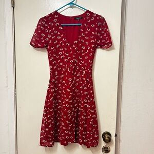 Madewell Scarlet Floral Mini Dress